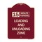 Signmission 15 Minute Parking Loading and Unloading Zone Heavy-Gauge Aluminum Sign, 24" x 18", BU-1824-24596 A-DES-BU-1824-24596 - alternate 1